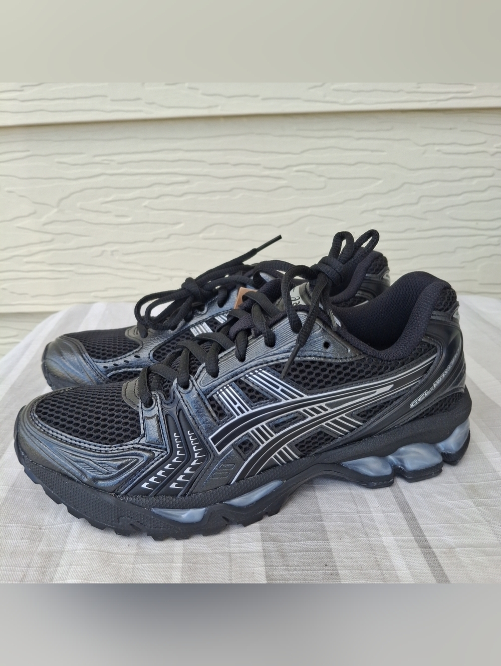 New Asics Gel-Kayano 14 Shoes - Black/ Pure Silver (1201A019) Women's Size 6.5